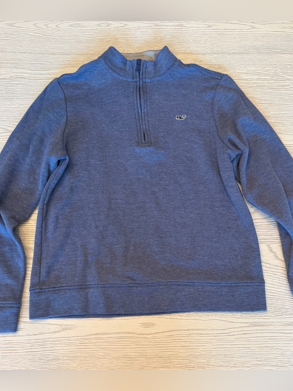 Youth M Vineyard Vines Blue Quarter-Zip Pullover